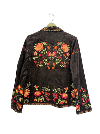 Velvet Embroidered Vintage Jacket