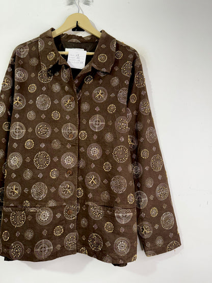 Embroidered Cotton Vintage Jacket