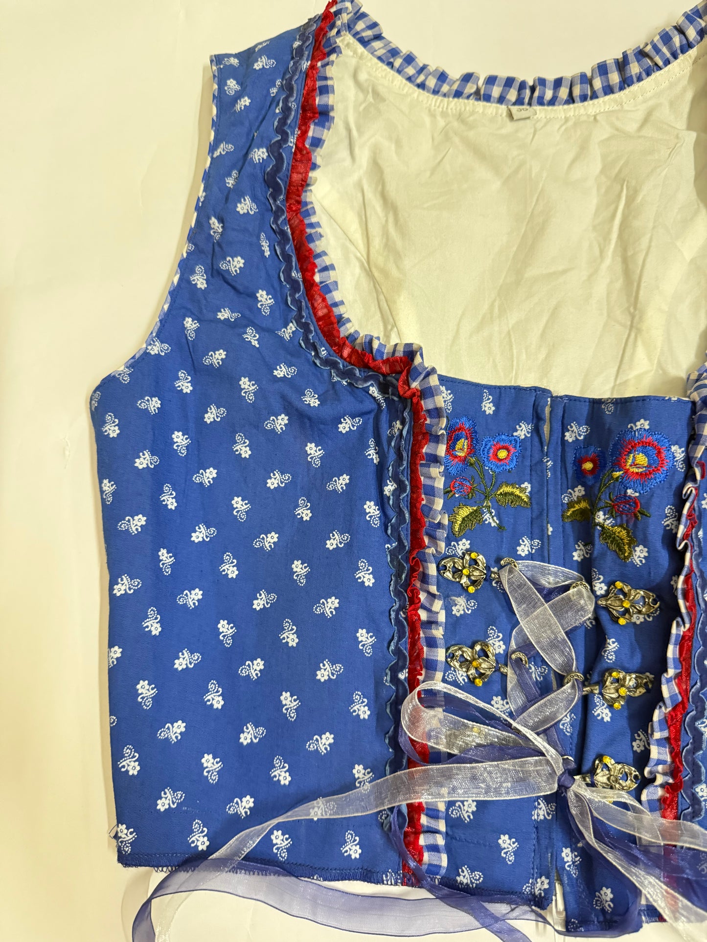 Royal Blue Corset Top