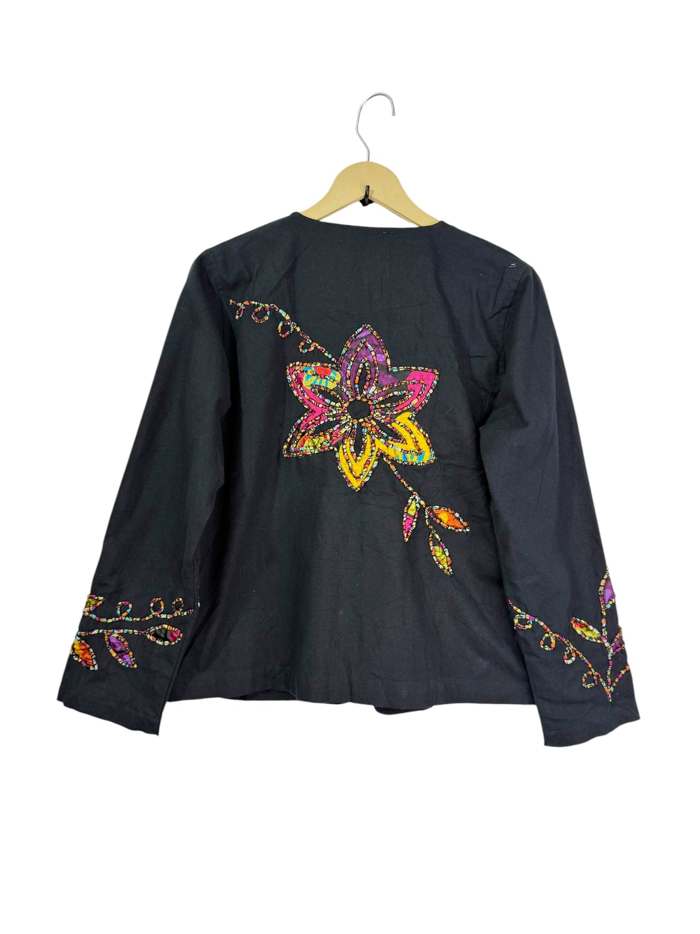 CHOICES PETITE Embroidered Vintage Jacket