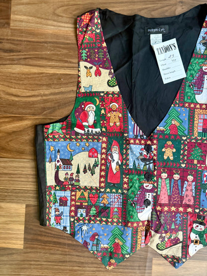 Christmas Print vest