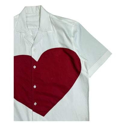 Red Heart Patch 100% Cotton Shirt