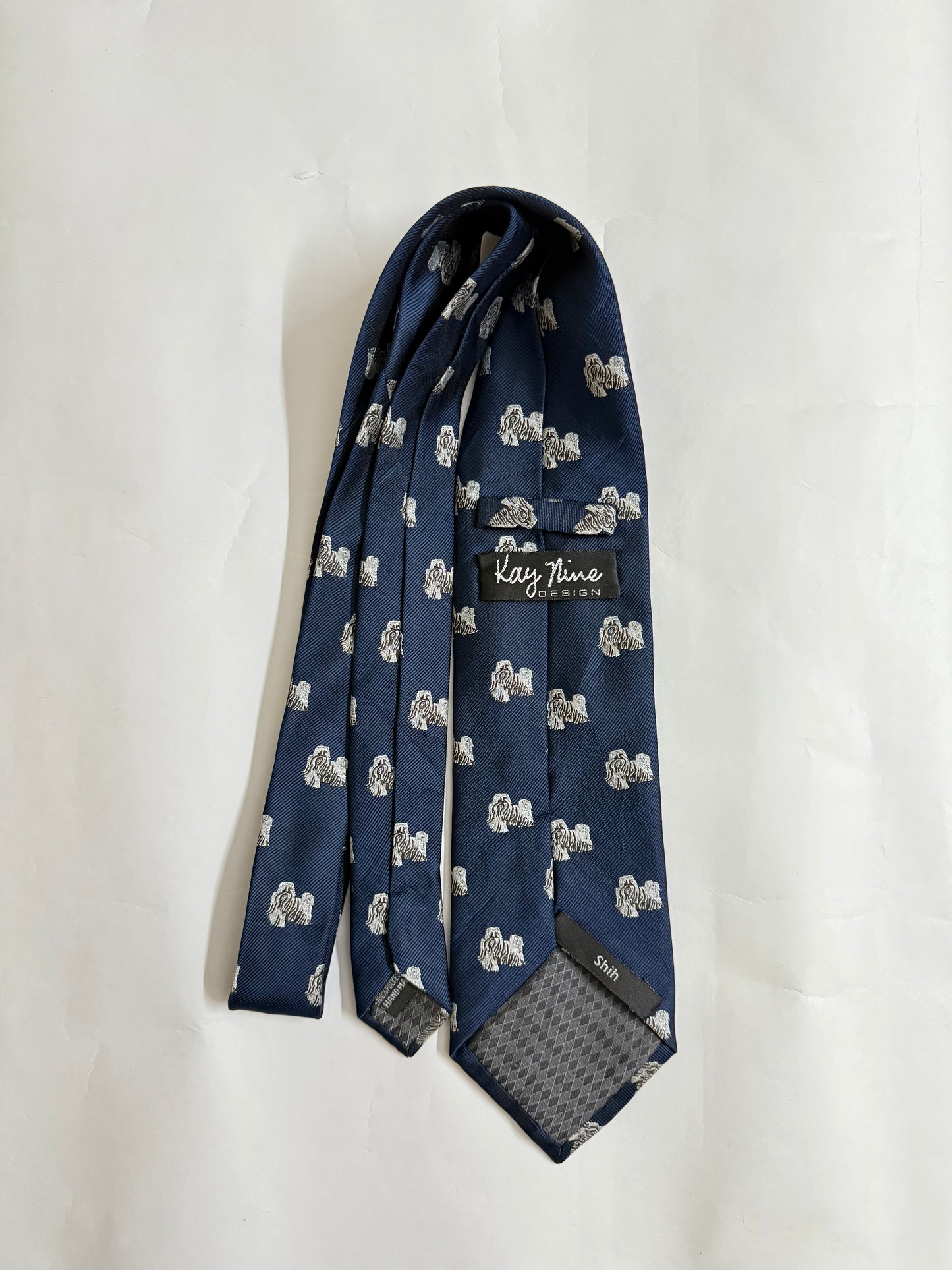 Key Nine Vintage Silk Tie