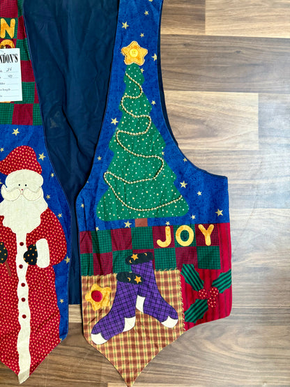 Christmas Print vest