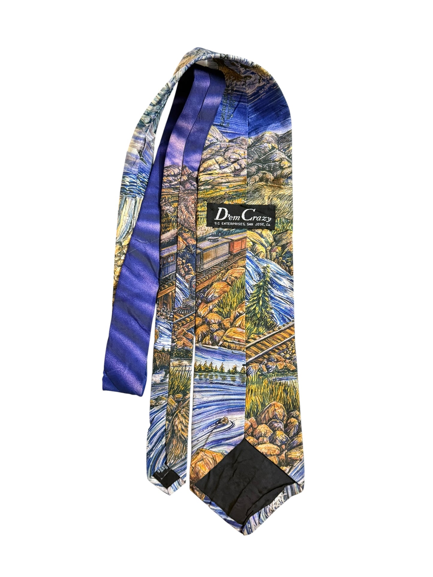 D’em Crazy  Vintage Silk Tie