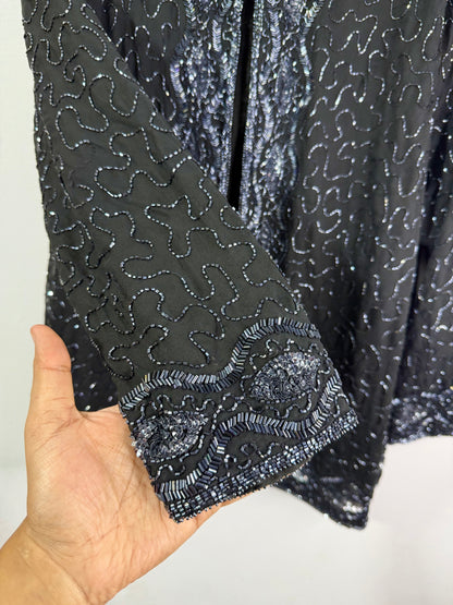 Net embroidered Vintage Jacket
