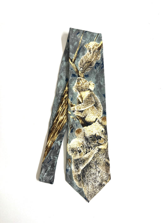 Endangered Species Vintage Silk Tie