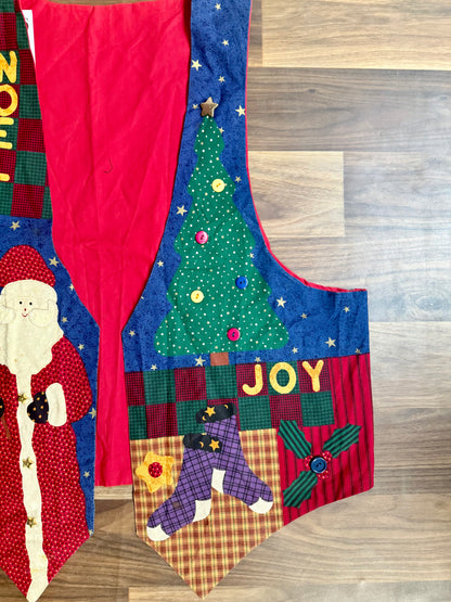 Christmas Embroidered vest