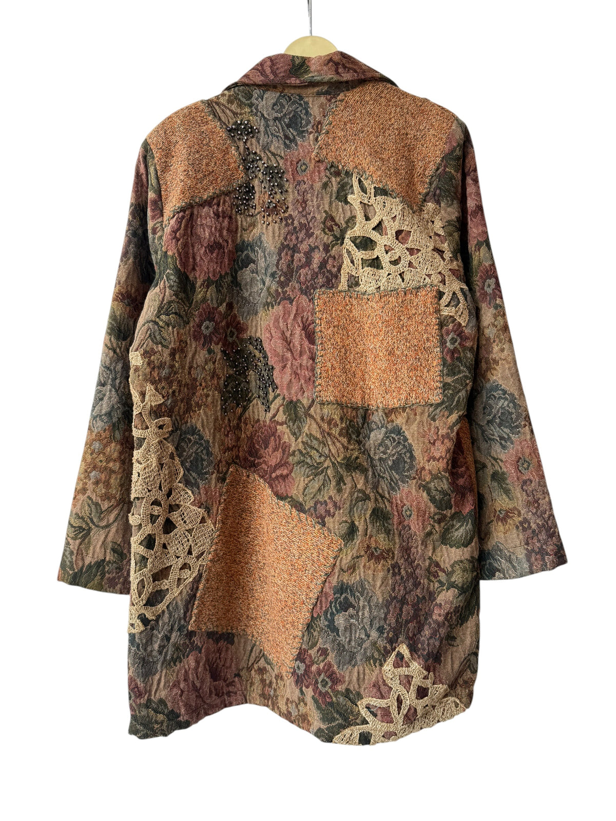 Long Jacquard vintage Jacket
