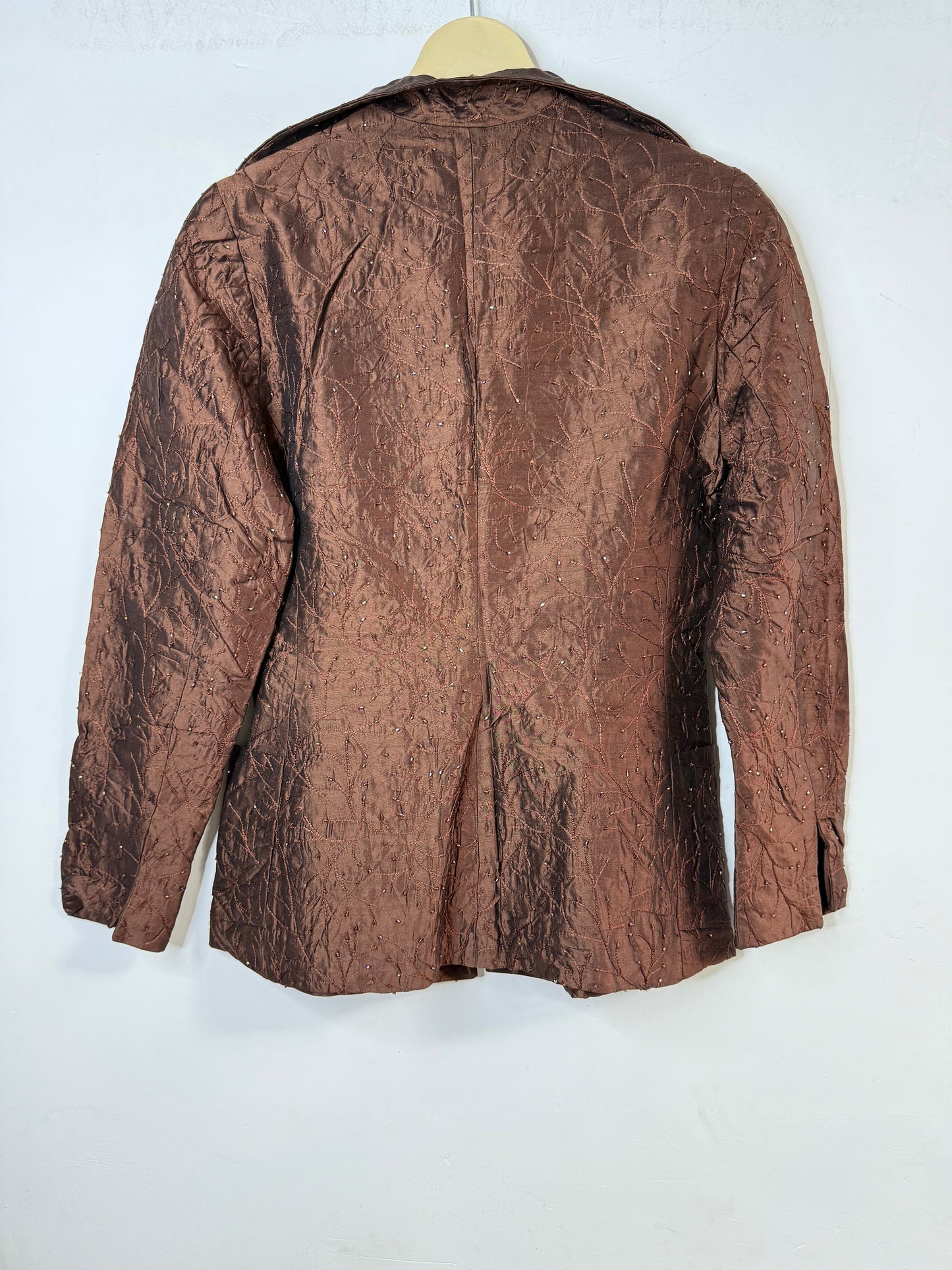 Silk embroidered Jacket
