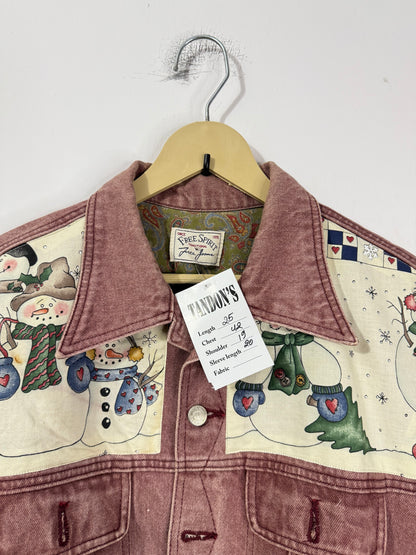 Customised  patch Denim Jacket
