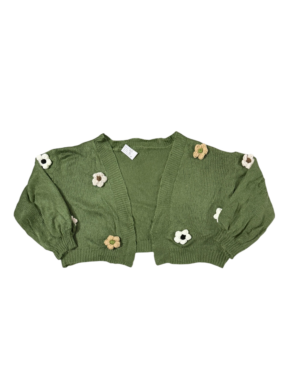 3d crochet flower sweater Woolen Sweater