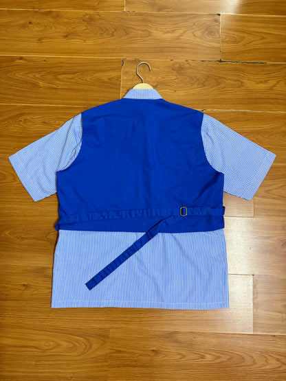 Blue vest  100% Cotton Shirt