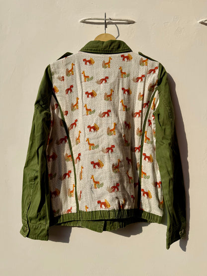 Customised patch Denim Jacket