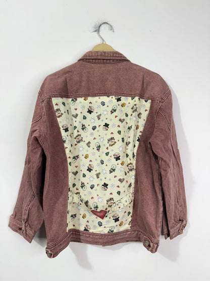 Customised  patch Denim Jacket