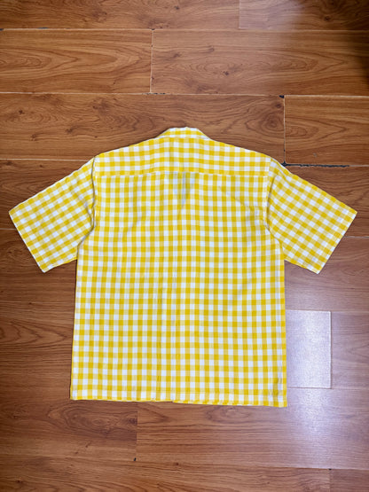 Yellow Check  100% Cotton women’s shirt