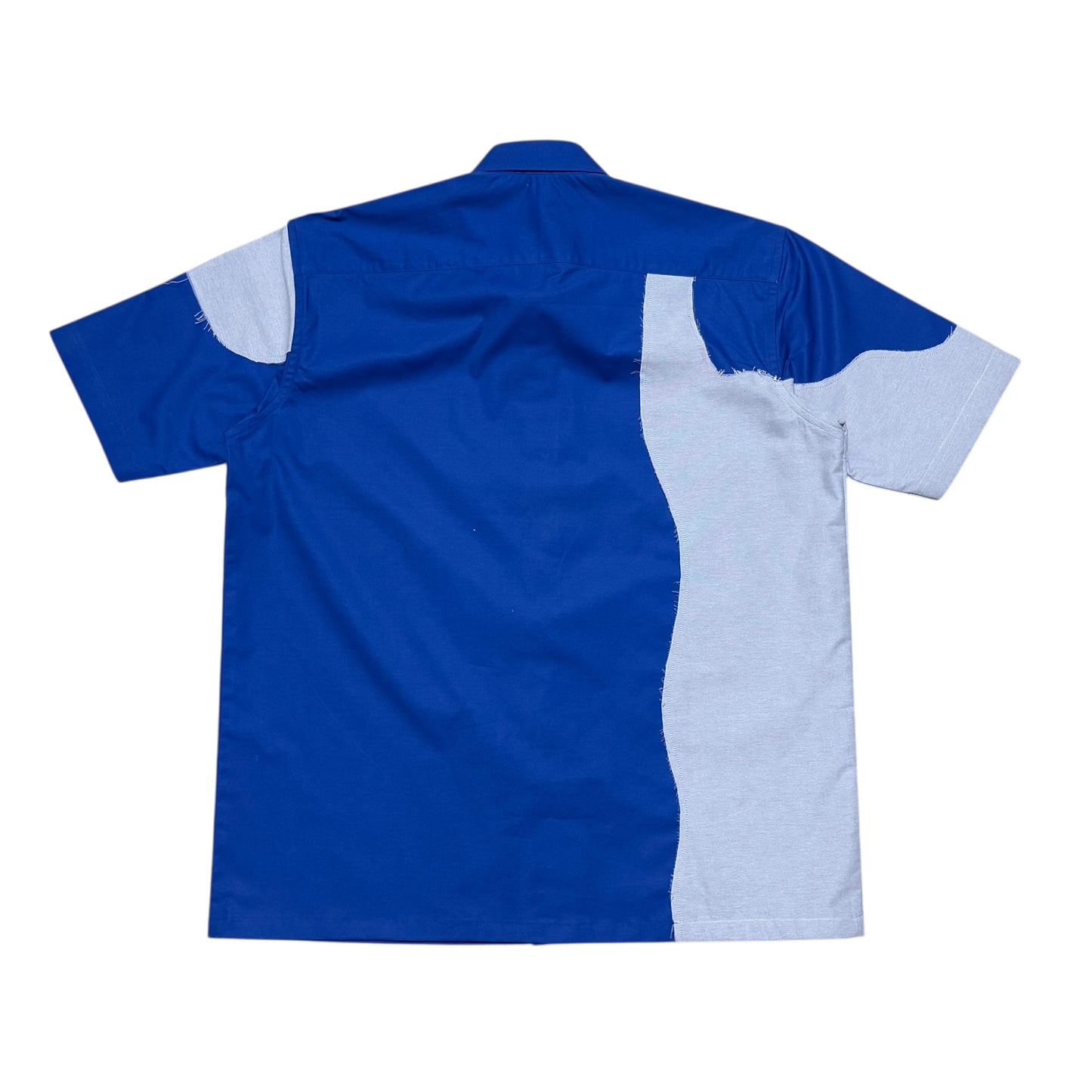 Blue Rift Cotton Shirt