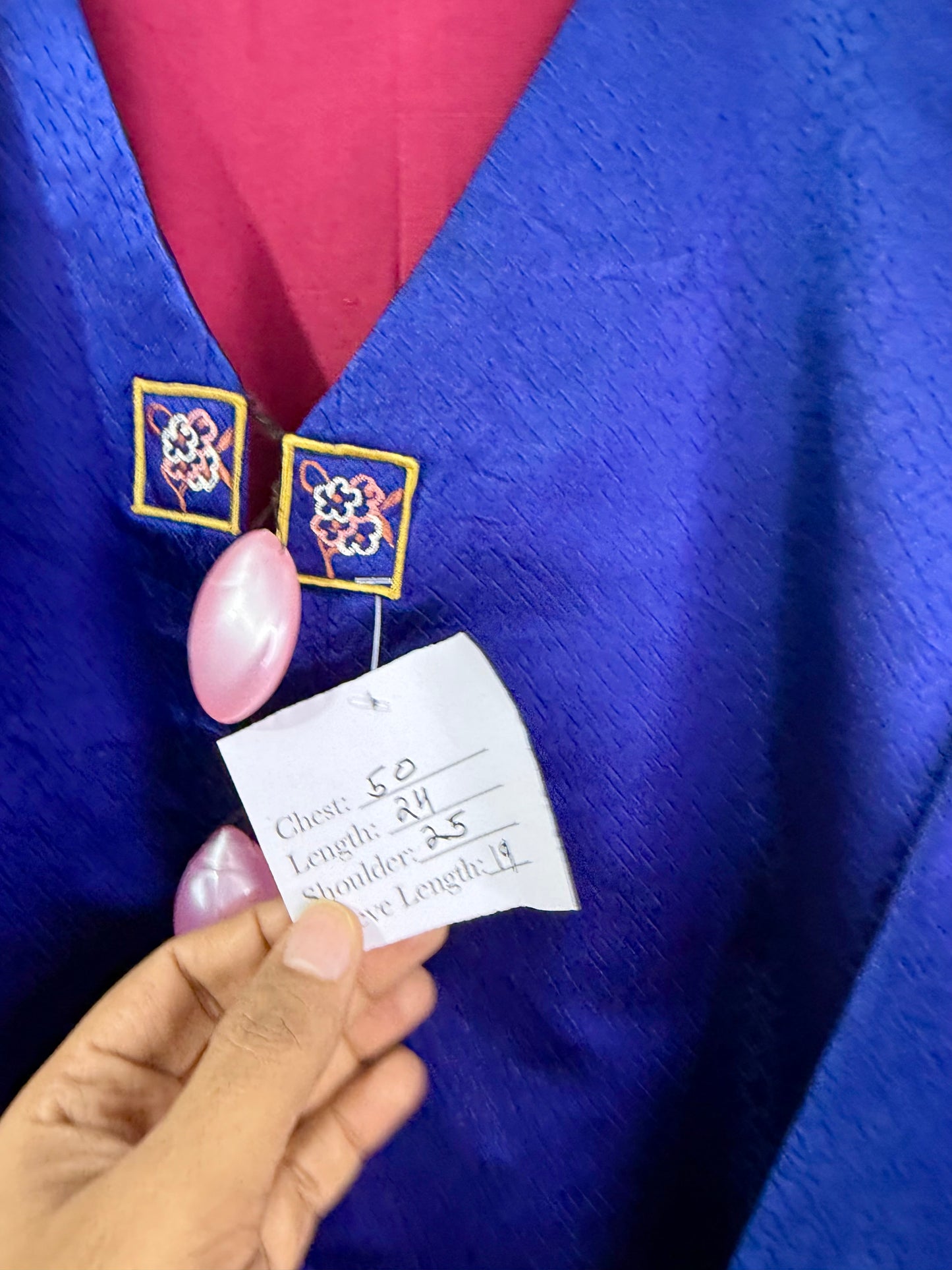 Reversible Hanbok vintage Jacket