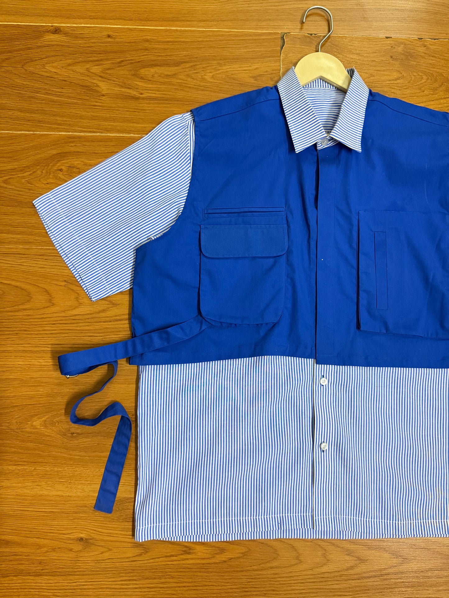 Blue vest  100% Cotton Shirt