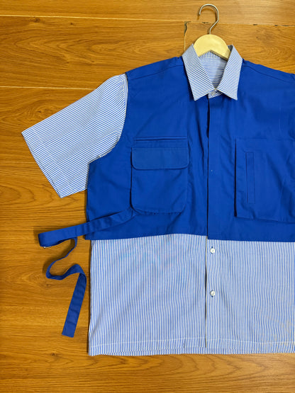 Blue vest  100% Cotton Shirt
