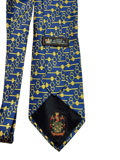 Paolo Designed by Paolo Gucci  Vintage Silk Tie