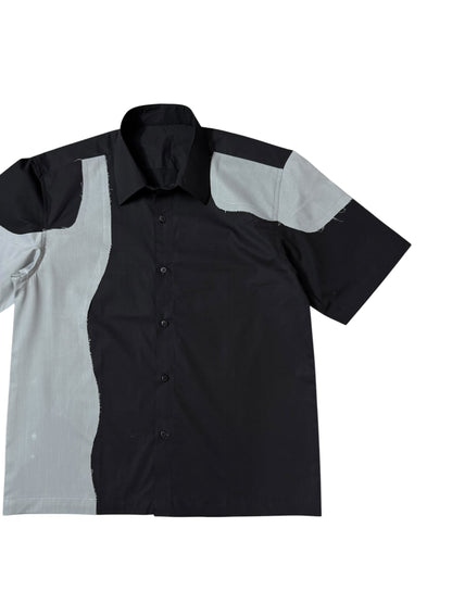 Black Rift Cotton Shirt