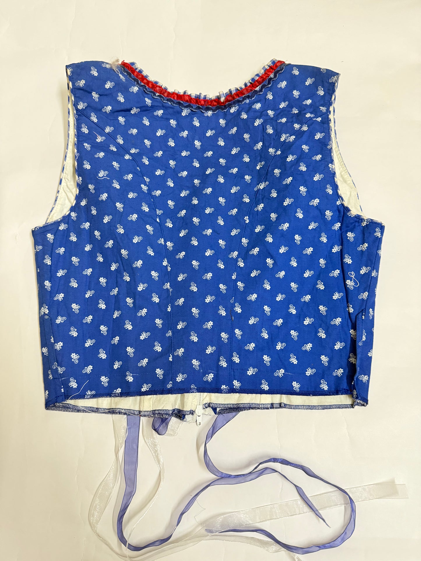 Royal Blue Corset Top