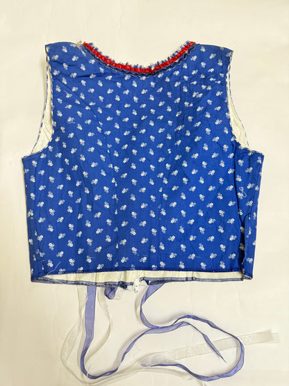 Royal Blue Corset Top