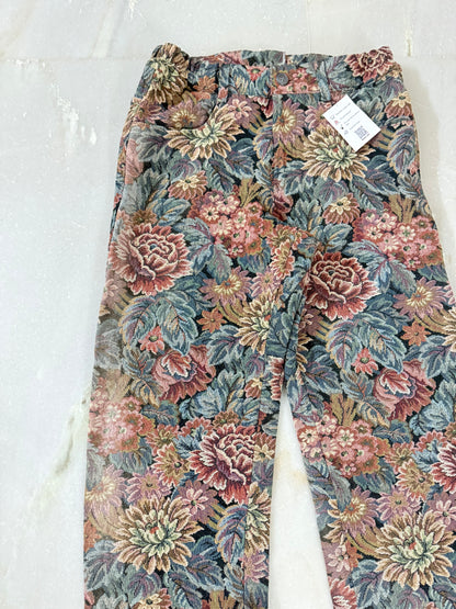 Handmade pants from vintage Italian curtain