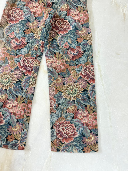 Handmade pants from vintage Italian curtain