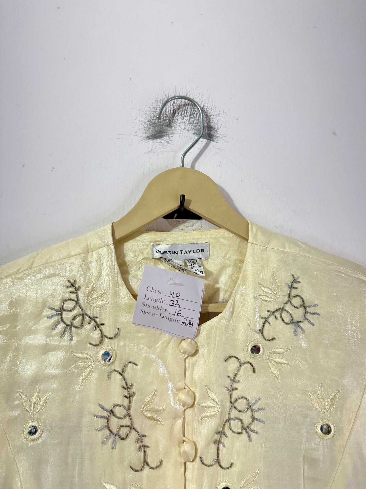Justin Taylor Silk Vintage Jacket