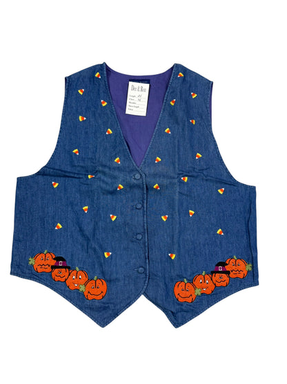 Karen Scott Denim Vest