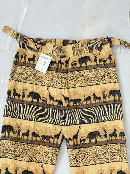 Handmade pants from vintage Italian curtain