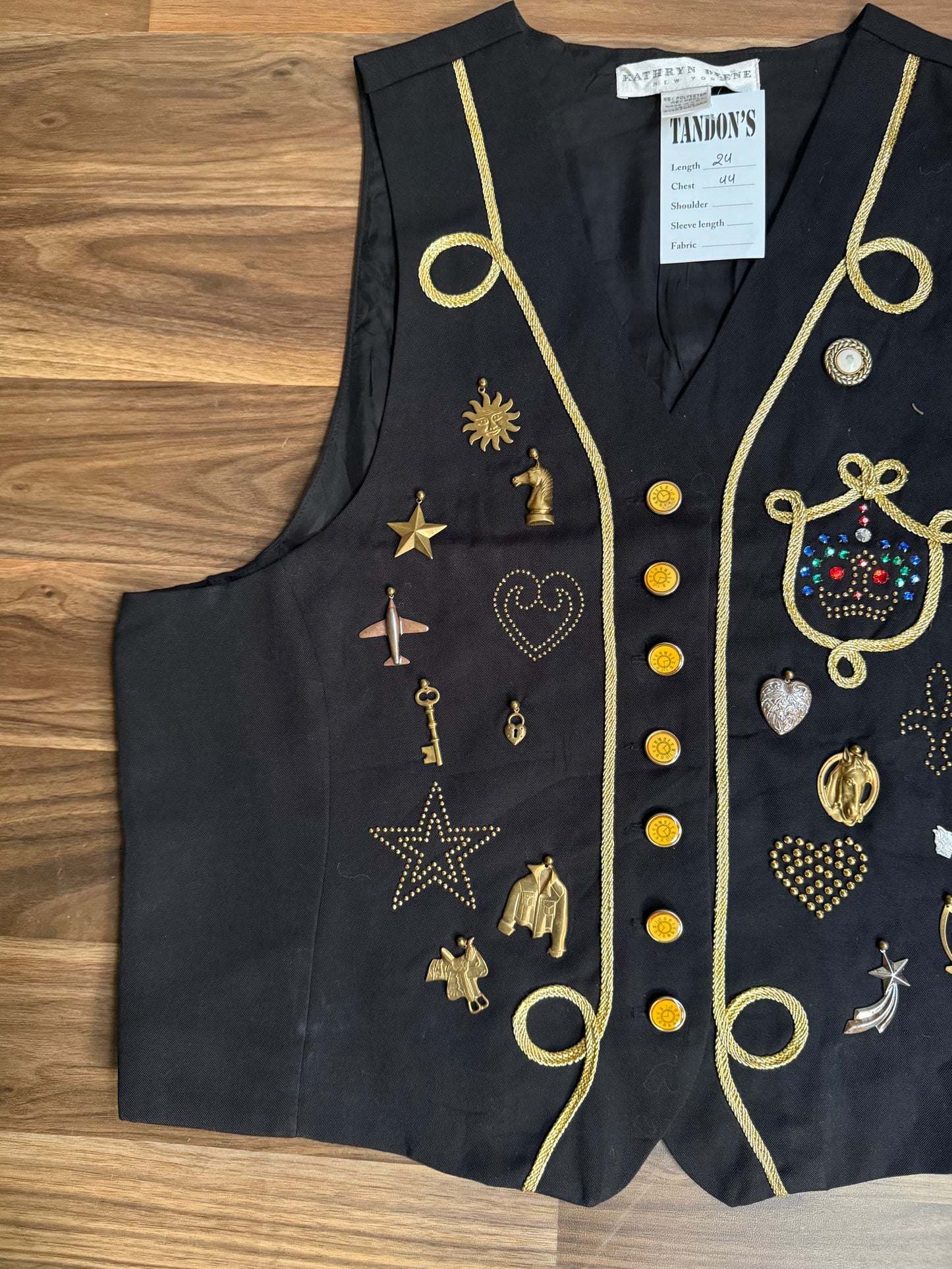 Kathryn Denne Embroidered vest