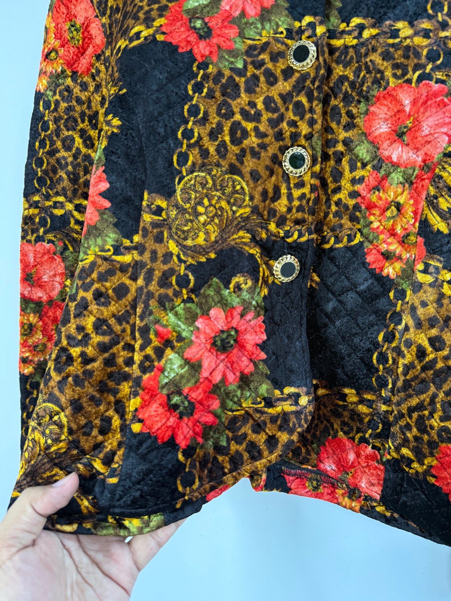 Quilted Velvet Jacket