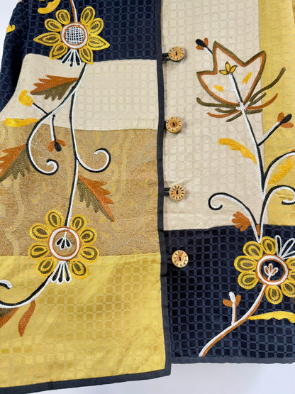 Alex Kin Patch Embroidered Jacket