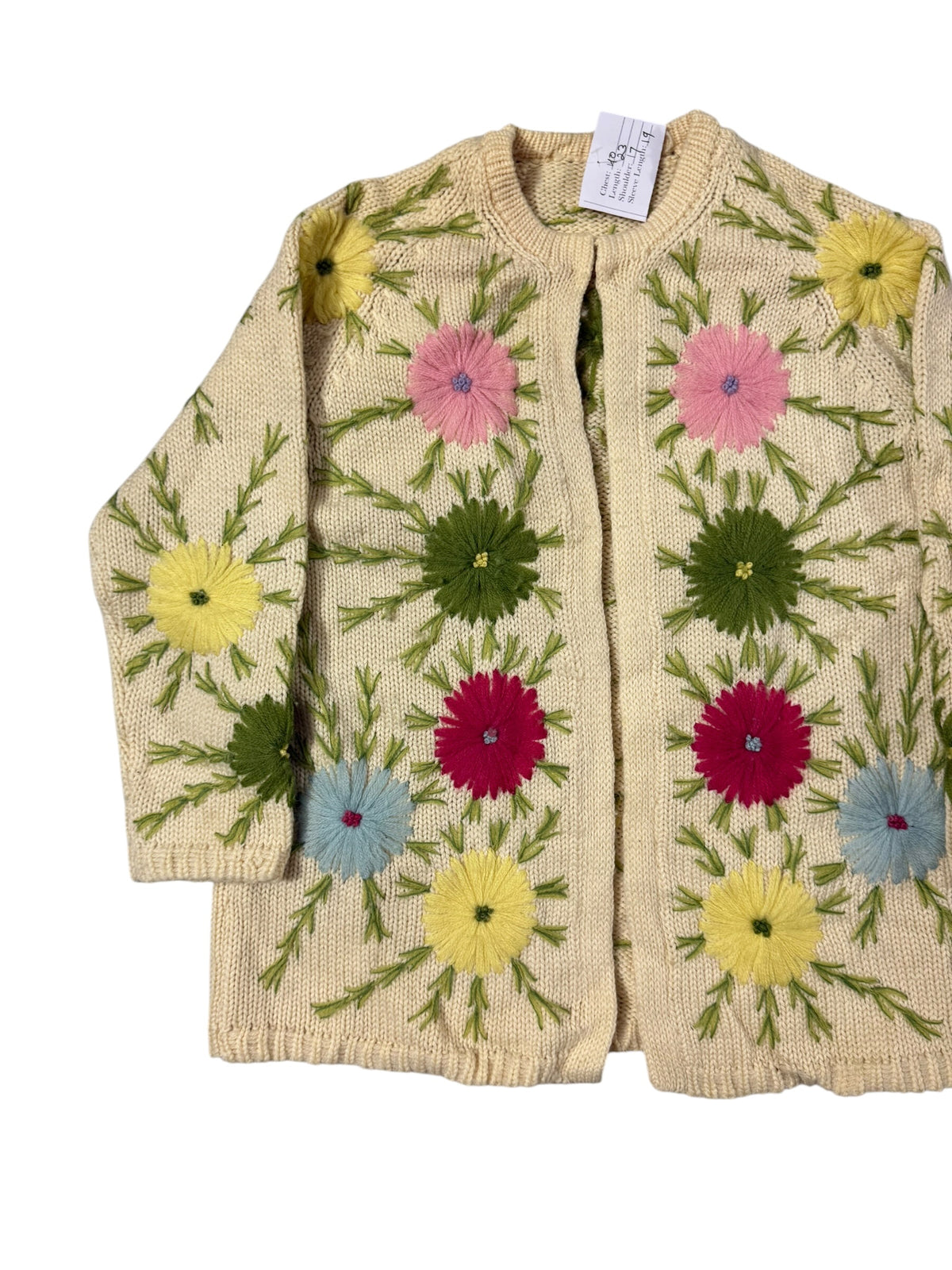 FLORAL Woolen Sweater