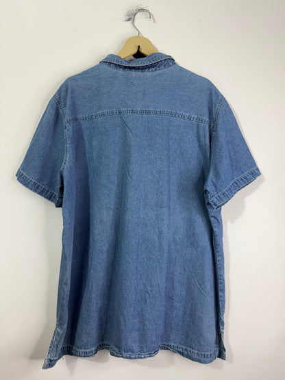 Embroidered Denim Shirt
