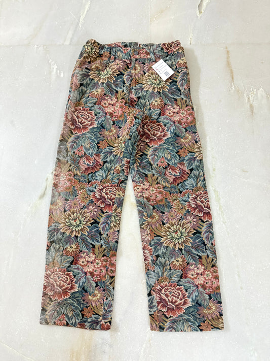 Handmade pants from vintage Italian curtain