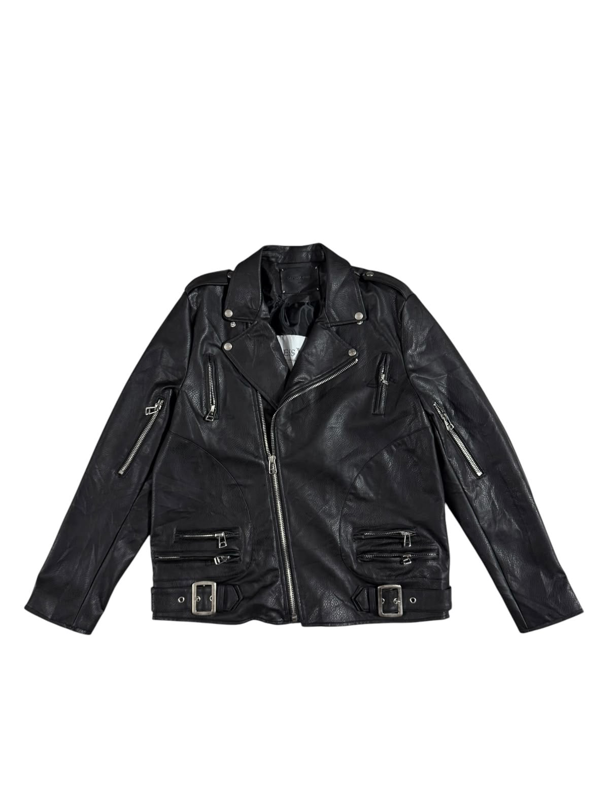Dress Volume Leather Jacket