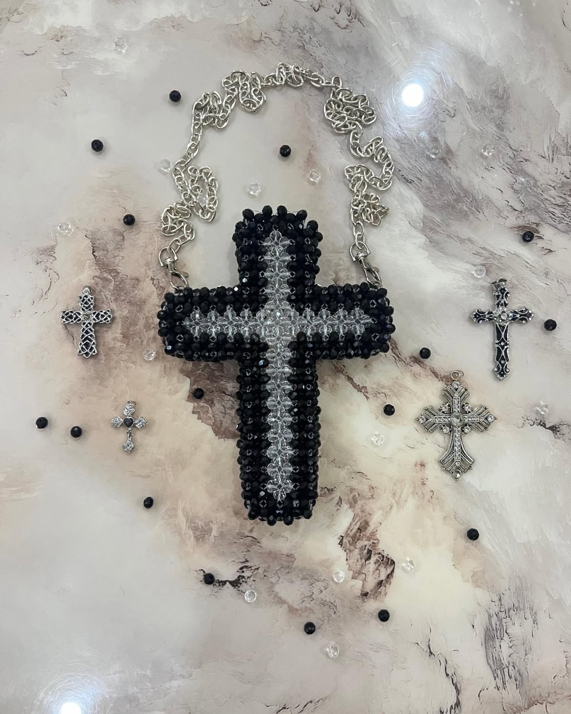 Crystal mini cross bag