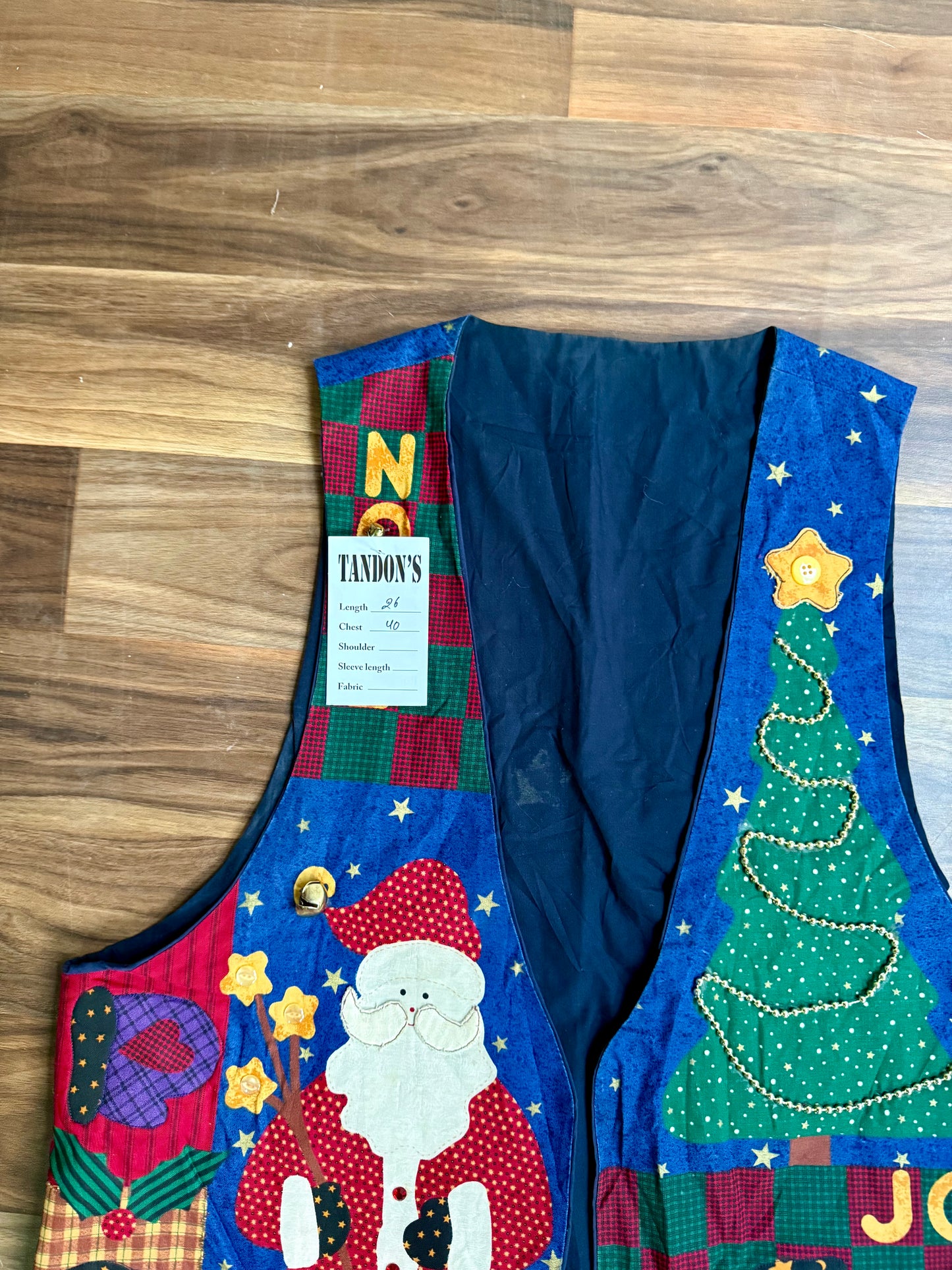 Christmas Print vest