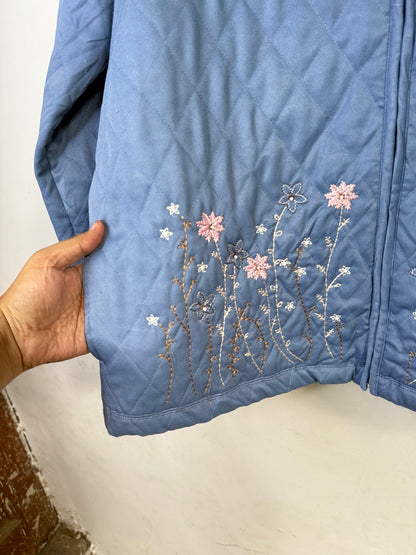 Alfred Dunner Quilted embroidered Jacket