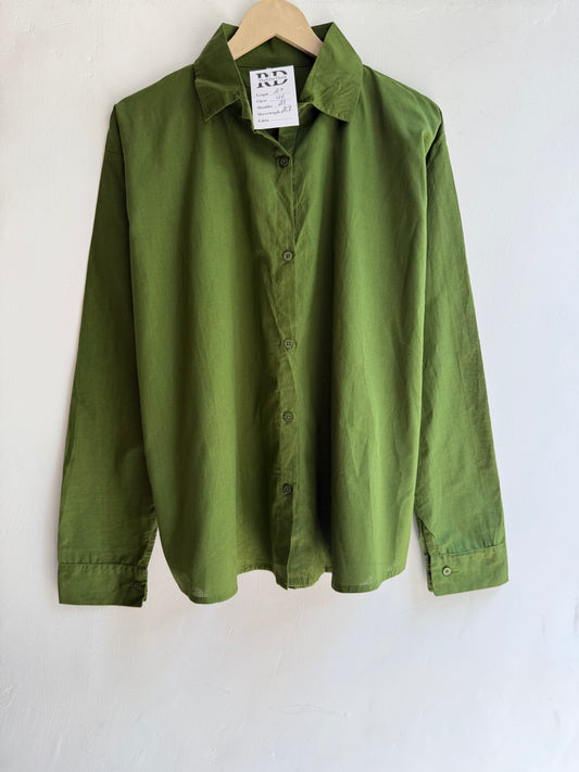 Solid Color Cotton Shirt
