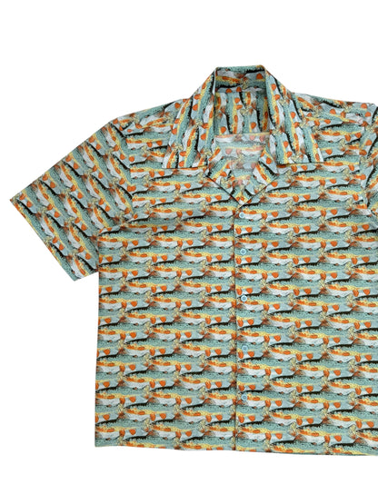 Fish print 100% Cotton shirt