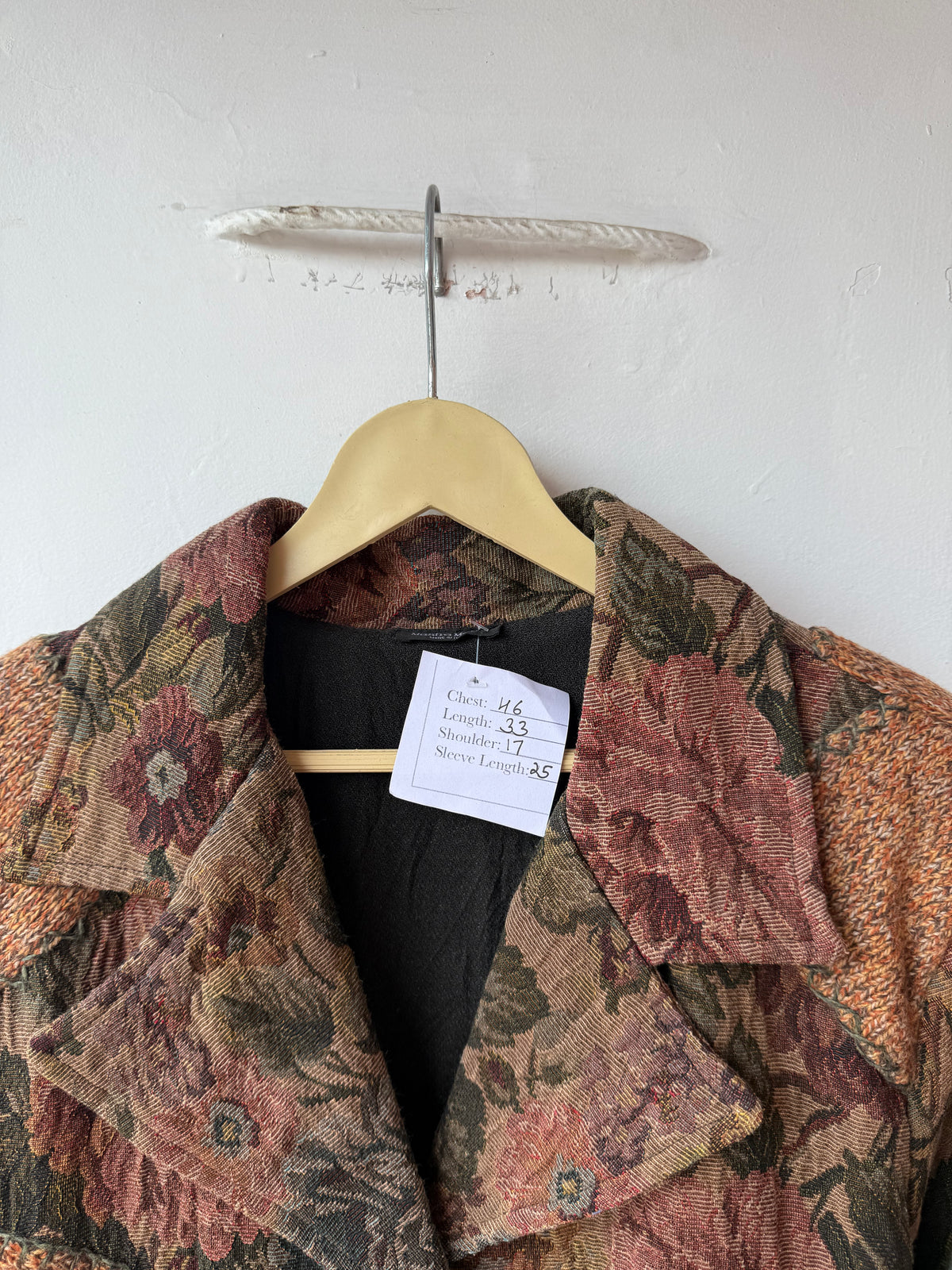 Long Jacquard vintage Jacket