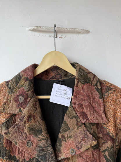 Long Jacquard vintage Jacket
