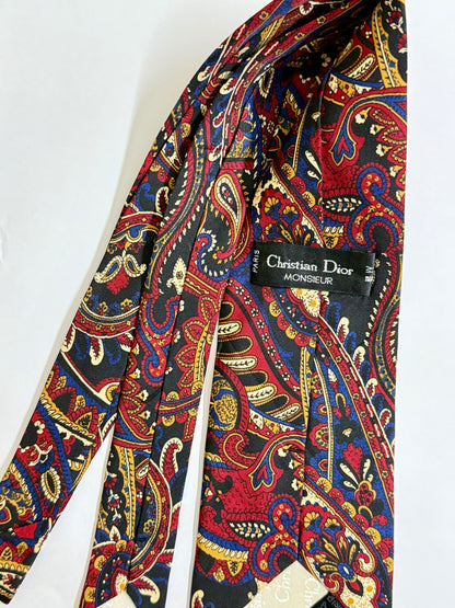 Christian Dior Vintage Silk Tie
