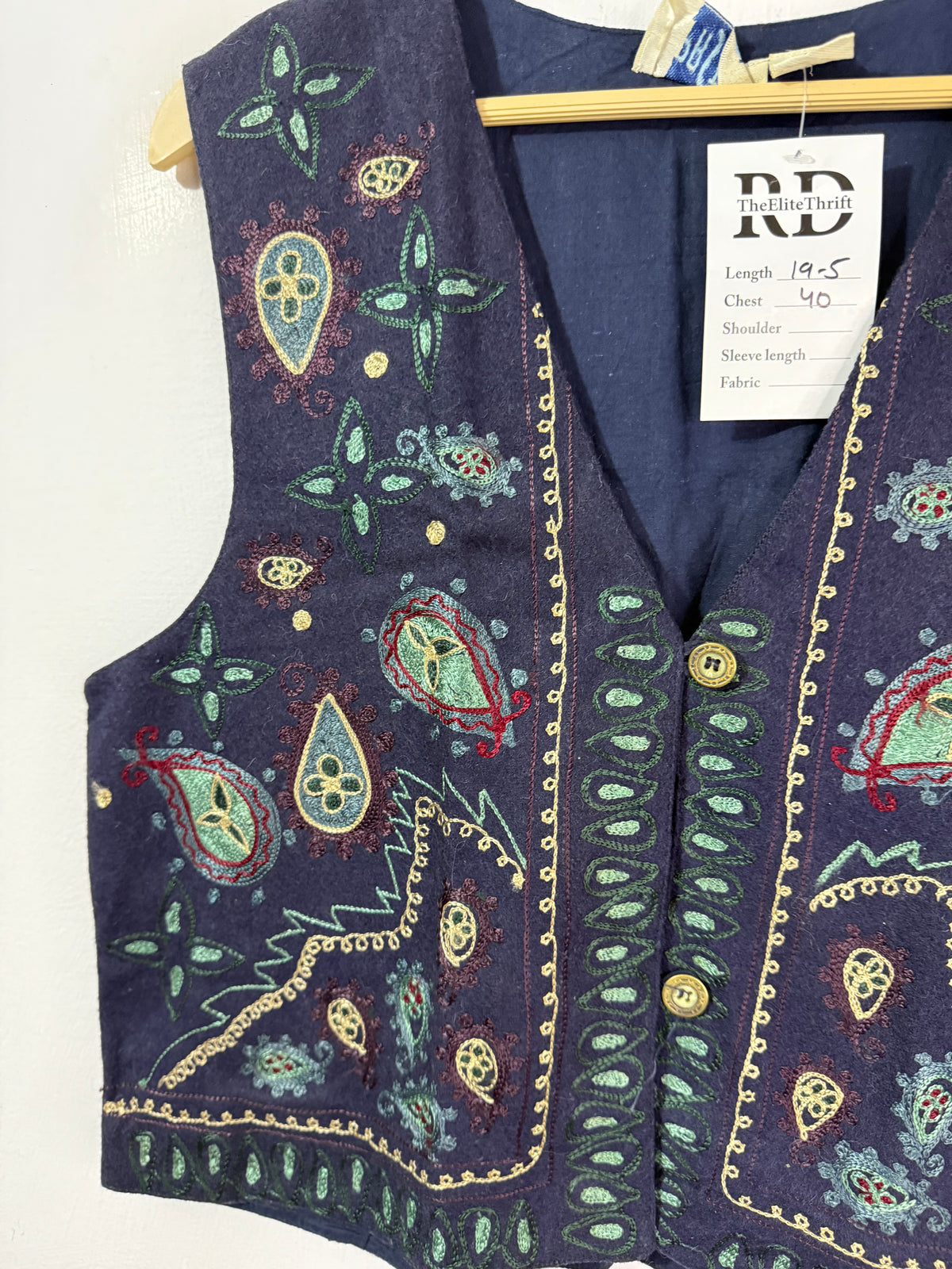 Embroidered Vest