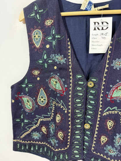 Embroidered Vest
